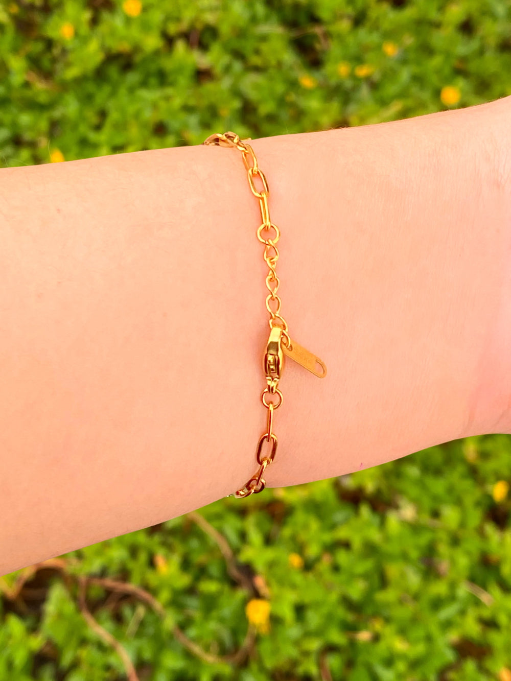 Pulsera Eslabones Tipo Clip 3 mm