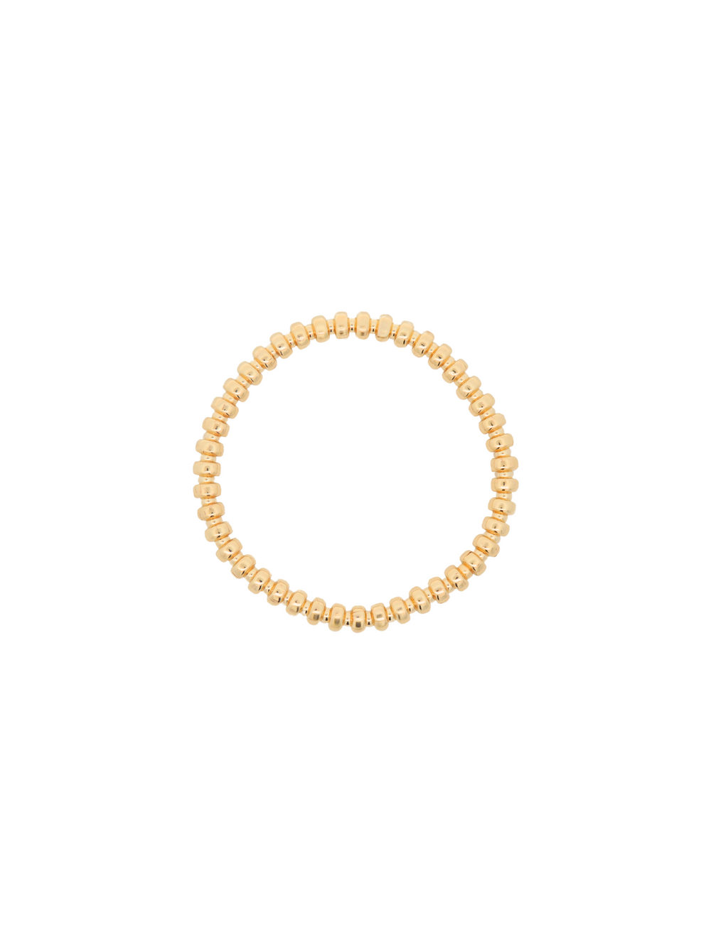 Pulsera Con Rondel Y Bolitas Gold Filled