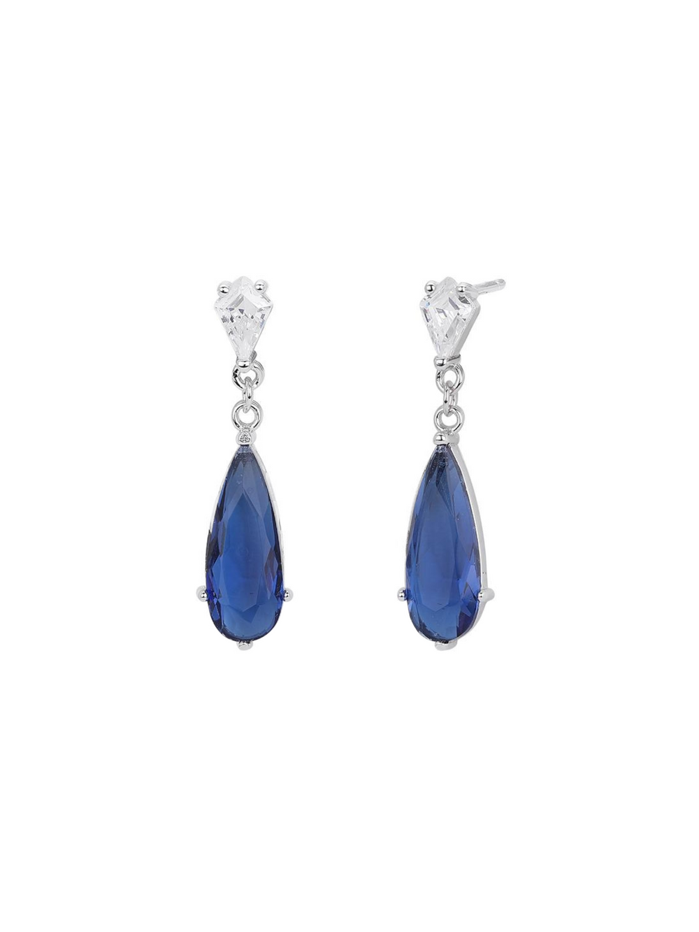 Par Arete Con Gota Zirconia