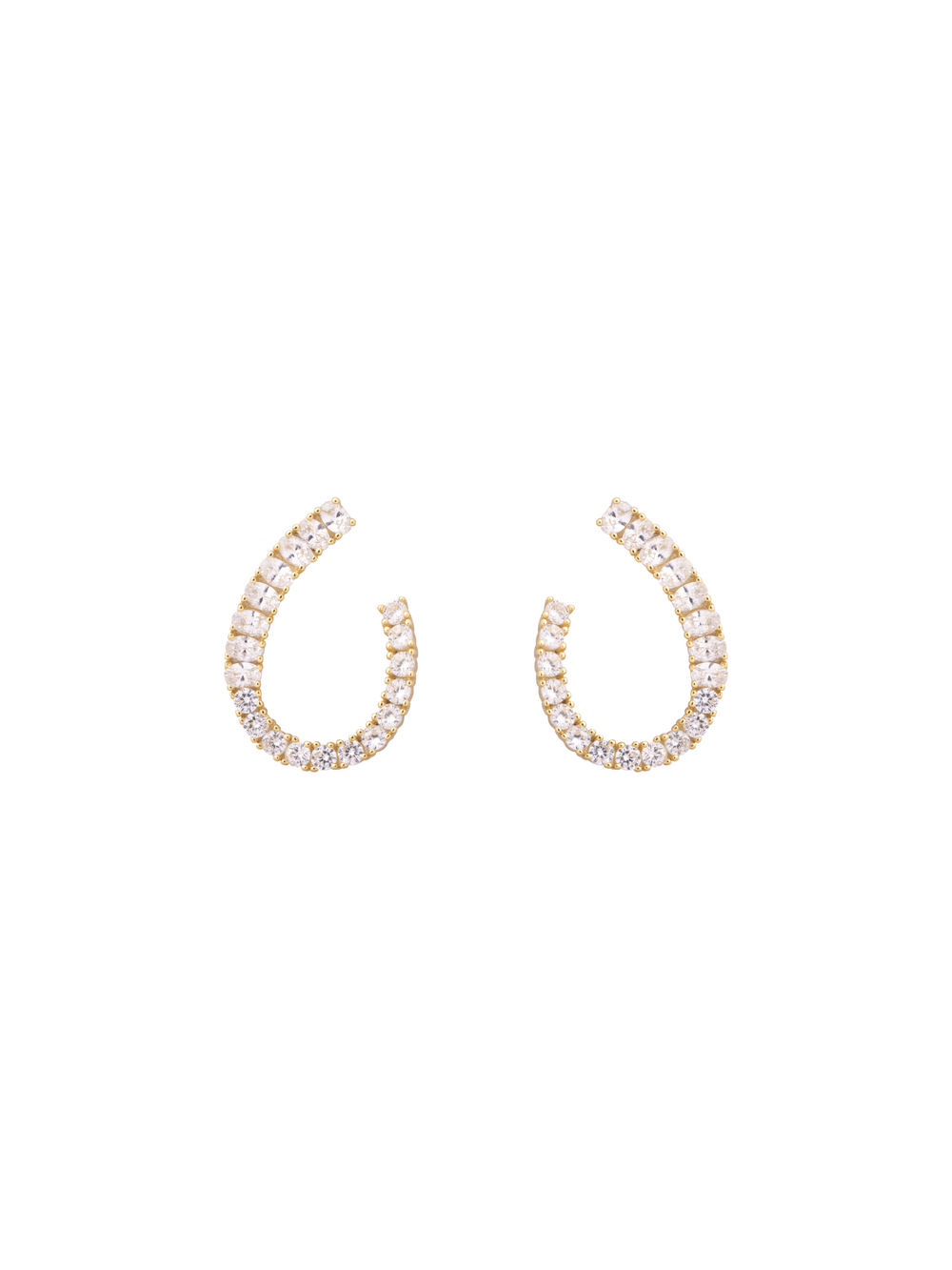 Par Arete Curva Abierta Con Zirconias