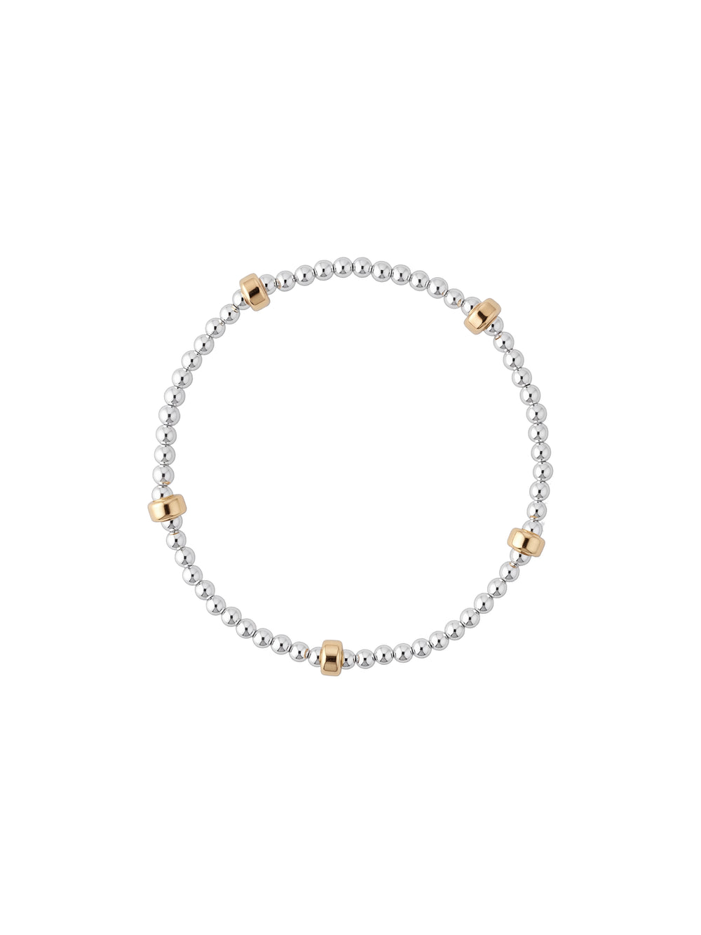 Pulseras Bolitas Con Rondel Gold Filled