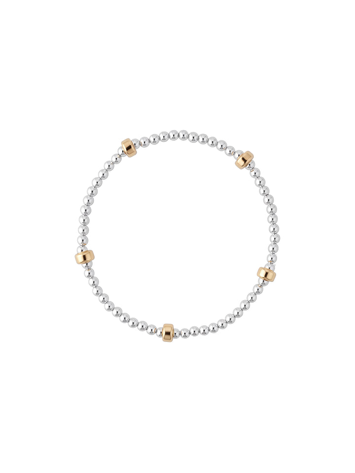 Pulseras Bolitas Con Rondel Gold Filled