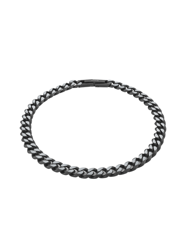 Pulsera Eslabon Negro 5.5 mm