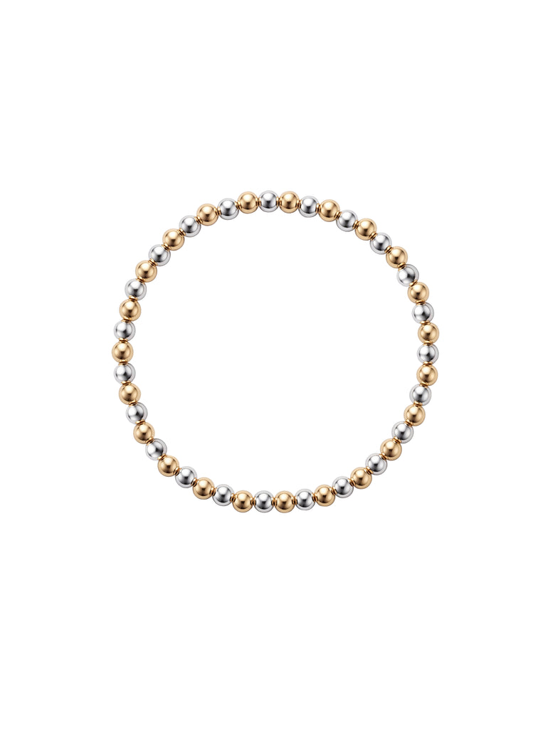 Pulseras Bolitas Combinadas Gold Filled