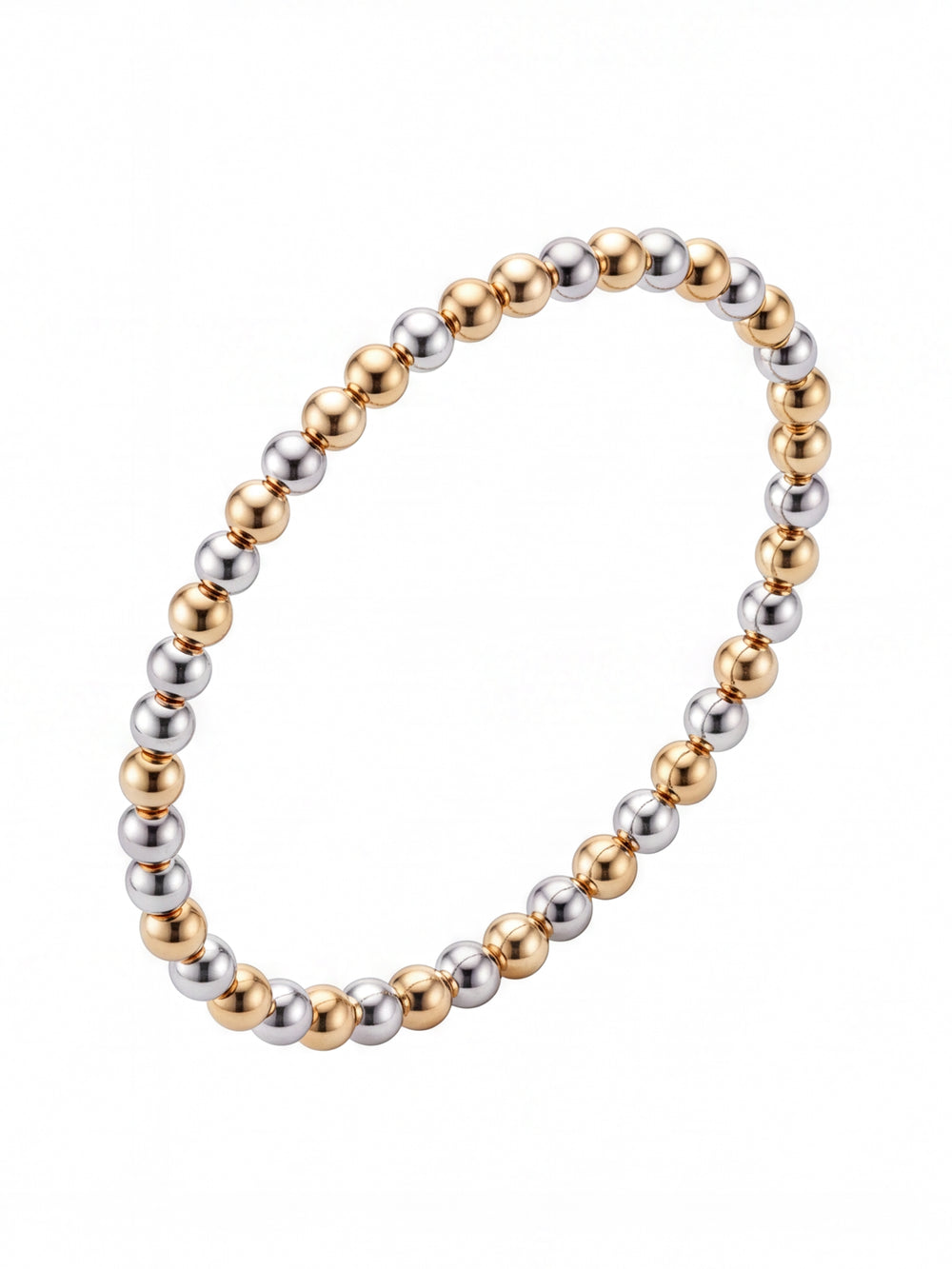 Pulseras Bolitas Combinadas 4 mm Gold Filled