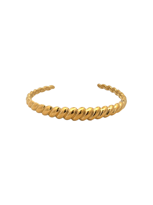 Brazalete Torcido Dorado