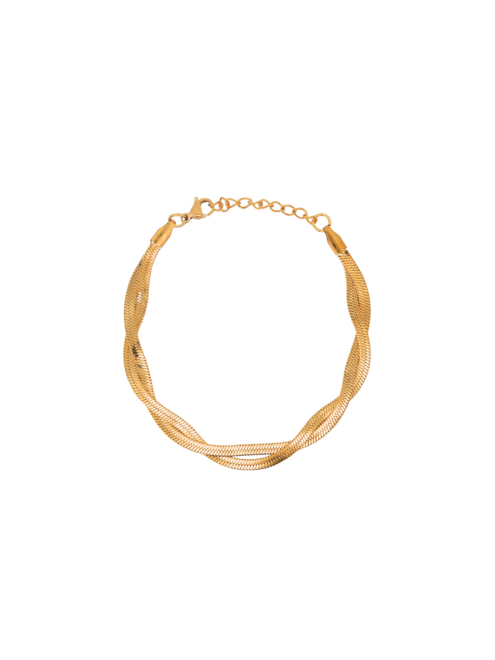 Pulsera Planchada Trenzada