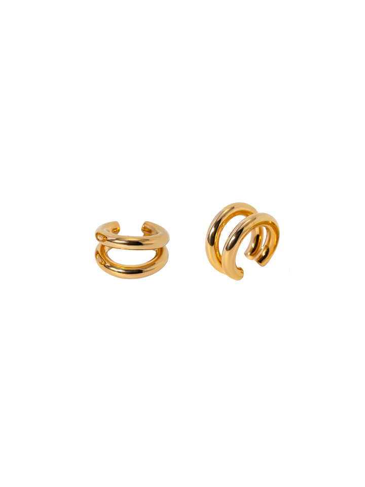 Ear Cuff Doble Linea Liso