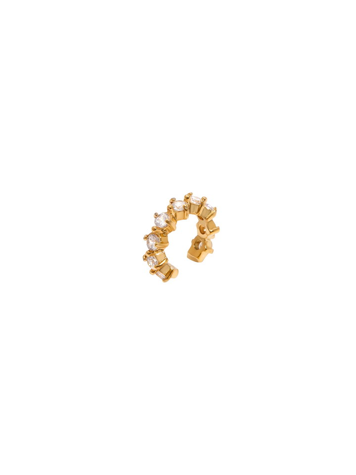 Ear Cuff Zirconias Rombo