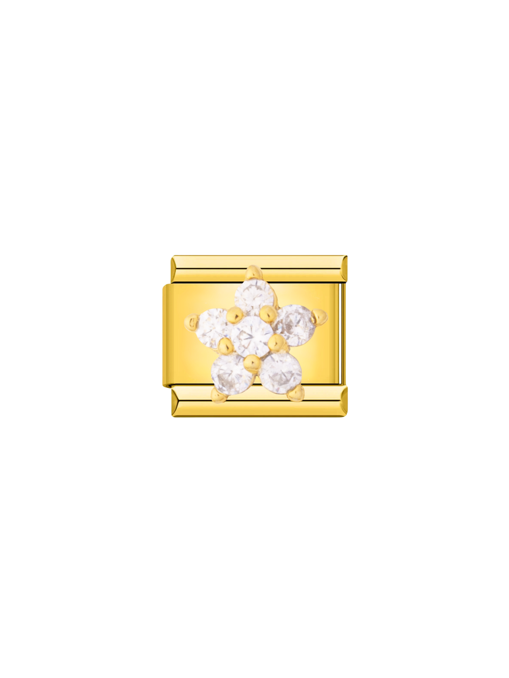 Charm Estrella 3D Con Zirconias