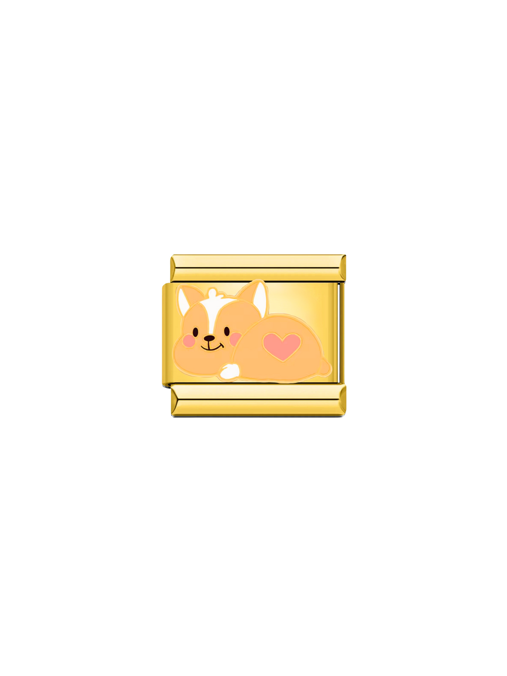 Charm Perro Corgi Con Corazon