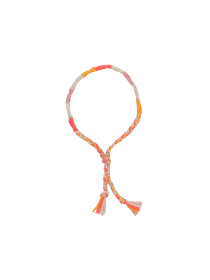 Pulsera Tejida Rosa