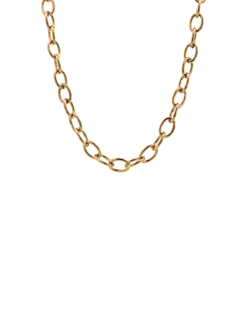 Collar Eslabones Redondos 6 mm