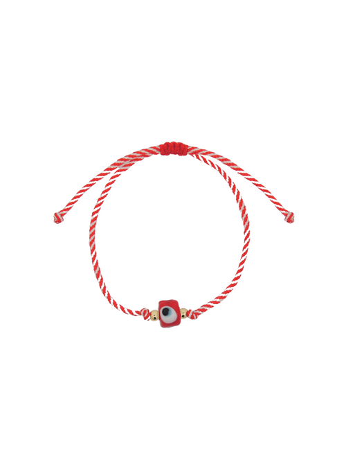 Pulsera Roja Con Ojo