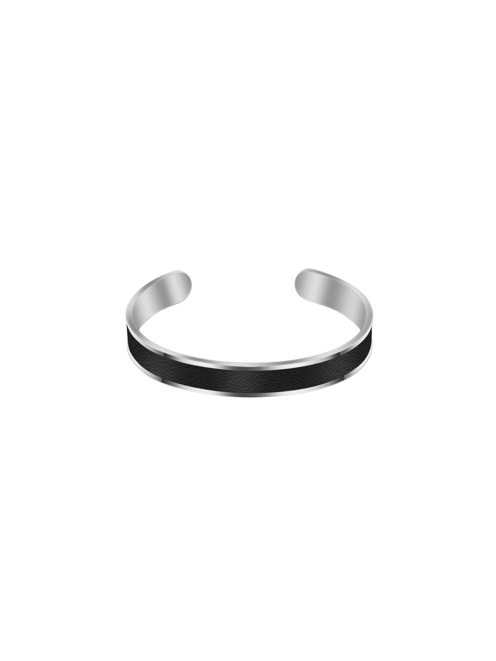 Brazalete Centro Piel Negro