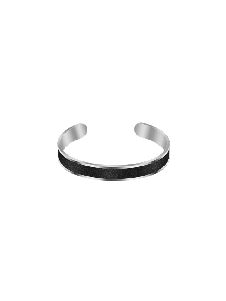 Brazalete Centro Piel Negro