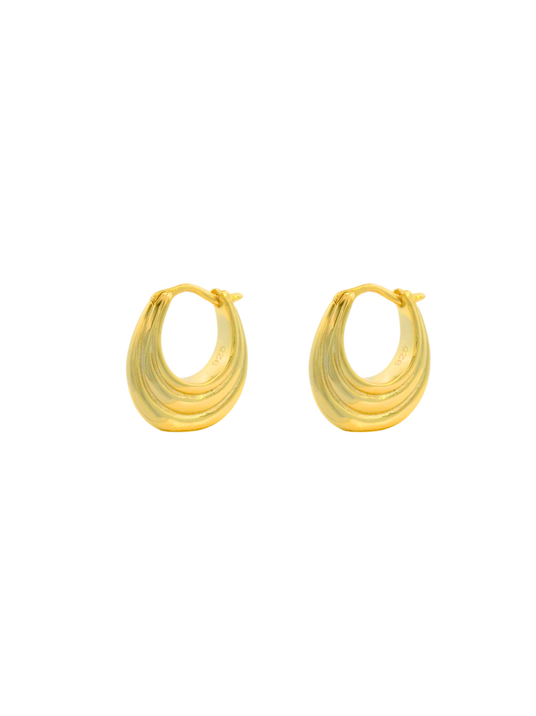 Par Arracada Triple Borde