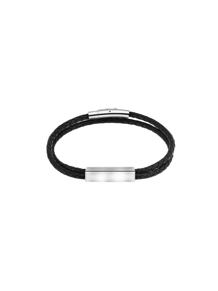 Brazalete Doble Con Placa