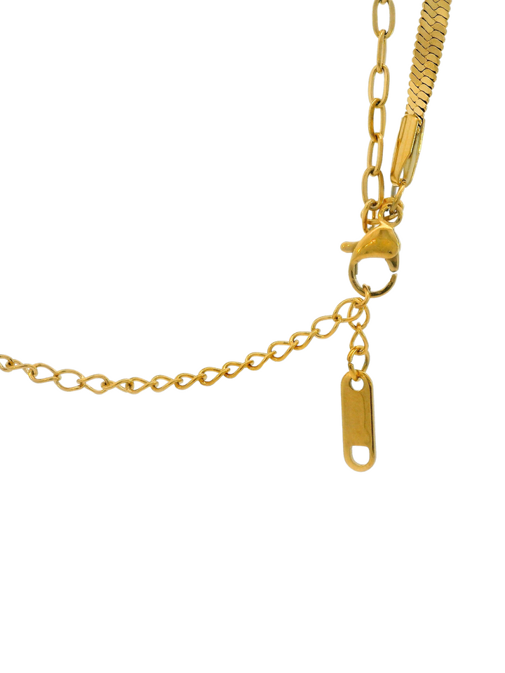 Collar Doble Planchado y Eslabon