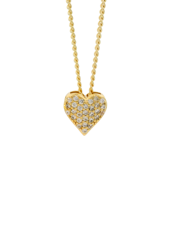 Collar Con Corazon Zirconias