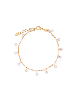 Pulsera Con Zirconias Colgando