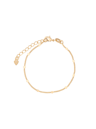 Pulsera Con Circulos Planchados