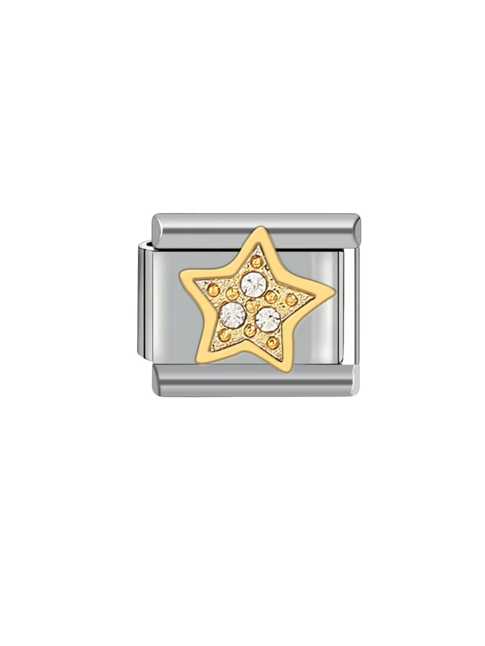 Charm Estrella Con Zirconias