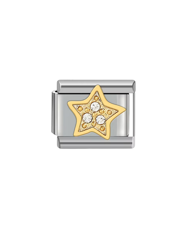Charm Estrella Con Zirconias