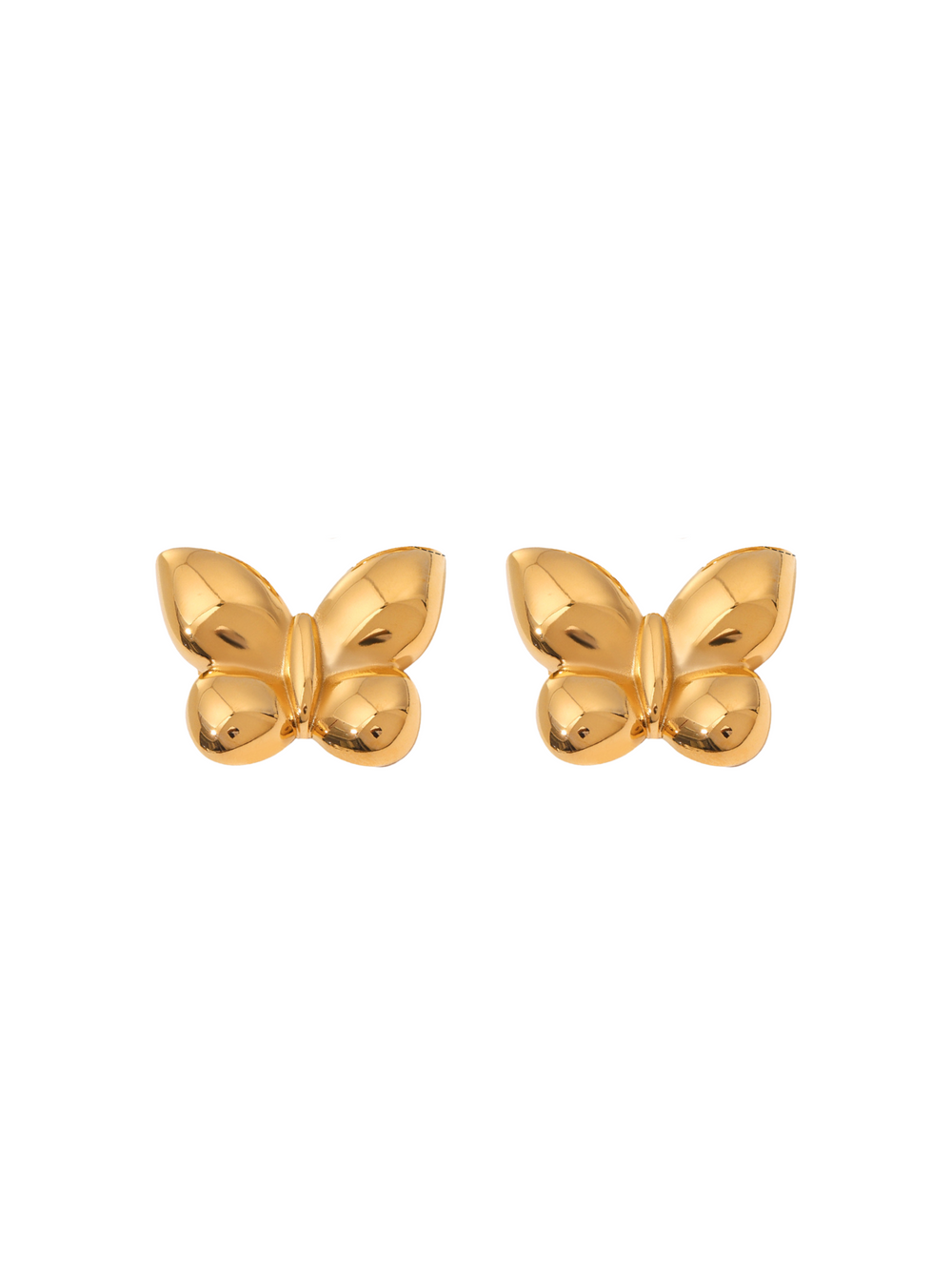 Par Arete Mariposa Chunky