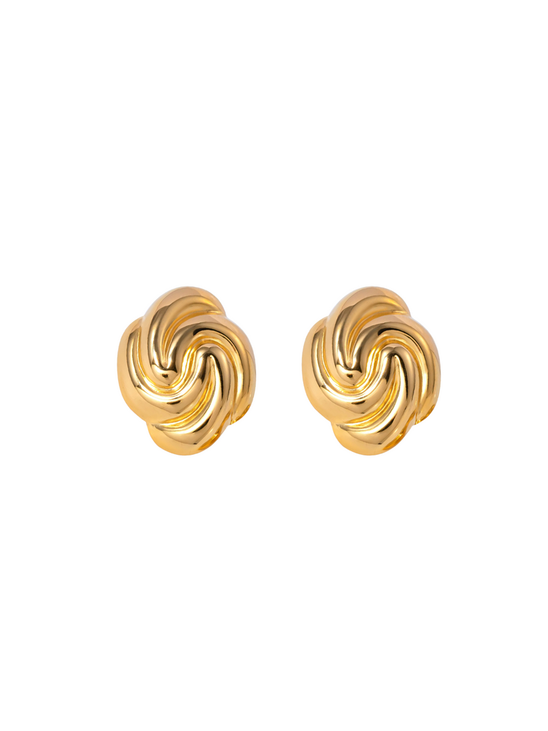 Par Arete Ovalo Trenzado