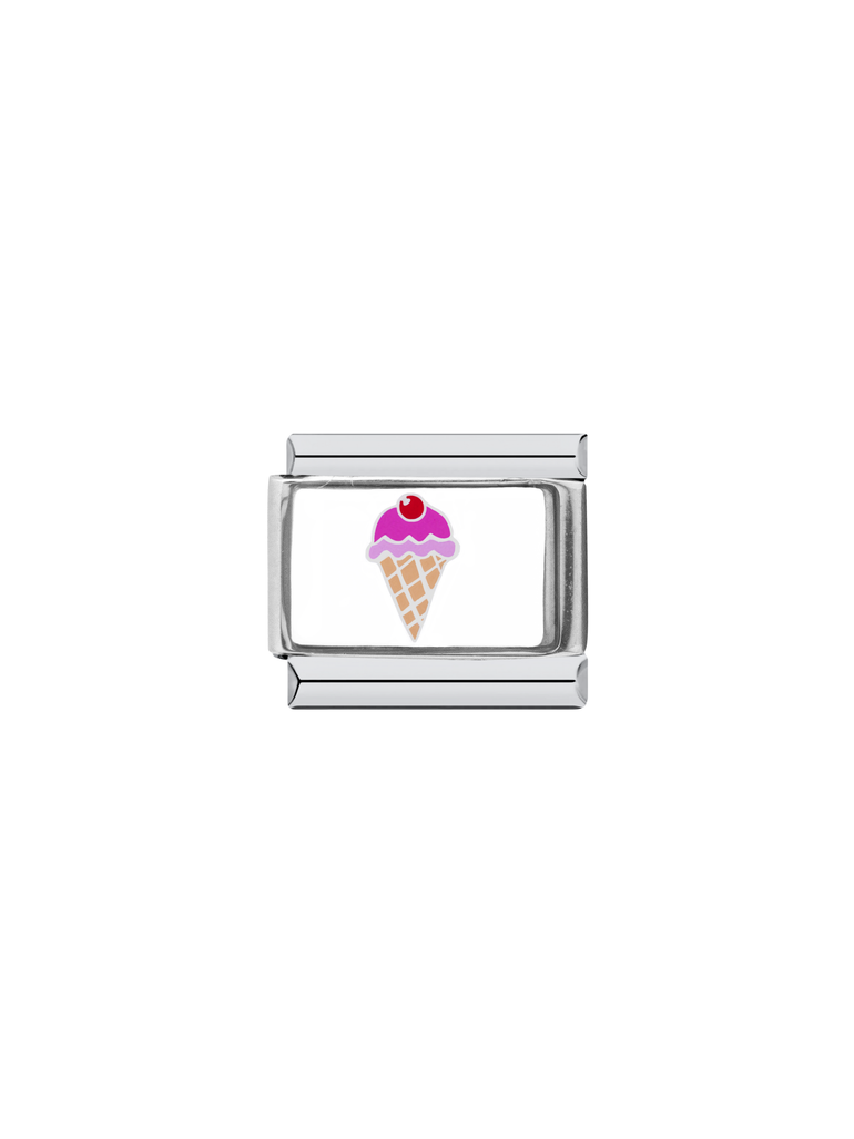 Charm Cono De Nieve Rosa