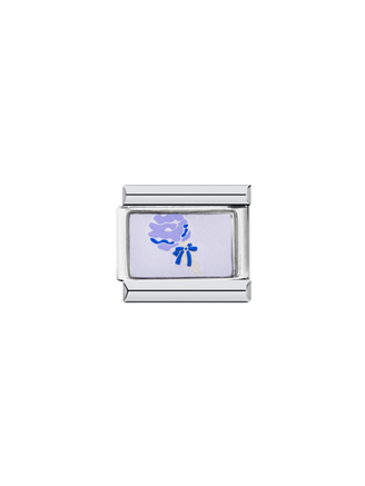 Charm Ramo Flores Morado