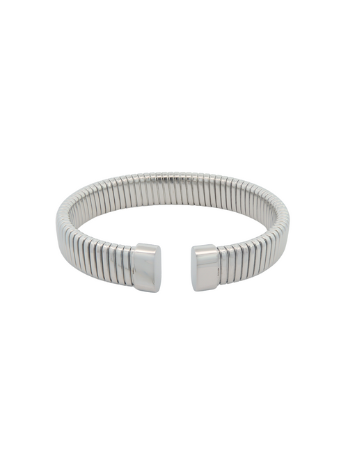 Brazalete Abierto Con Lineas 11 mm