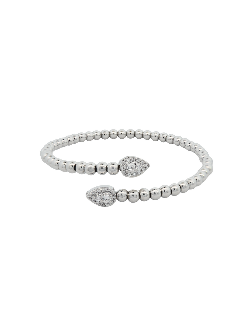 Brazalete Bolitas Con Gota Zirconias