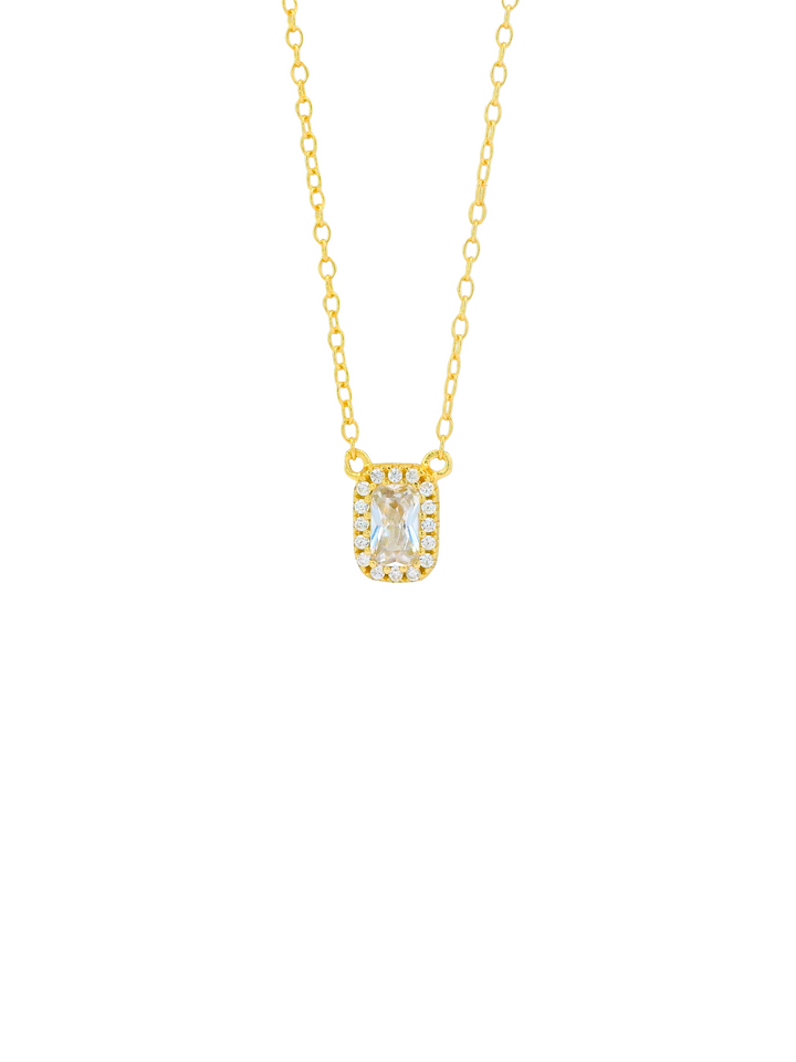 Collar Baguette con Zirconias