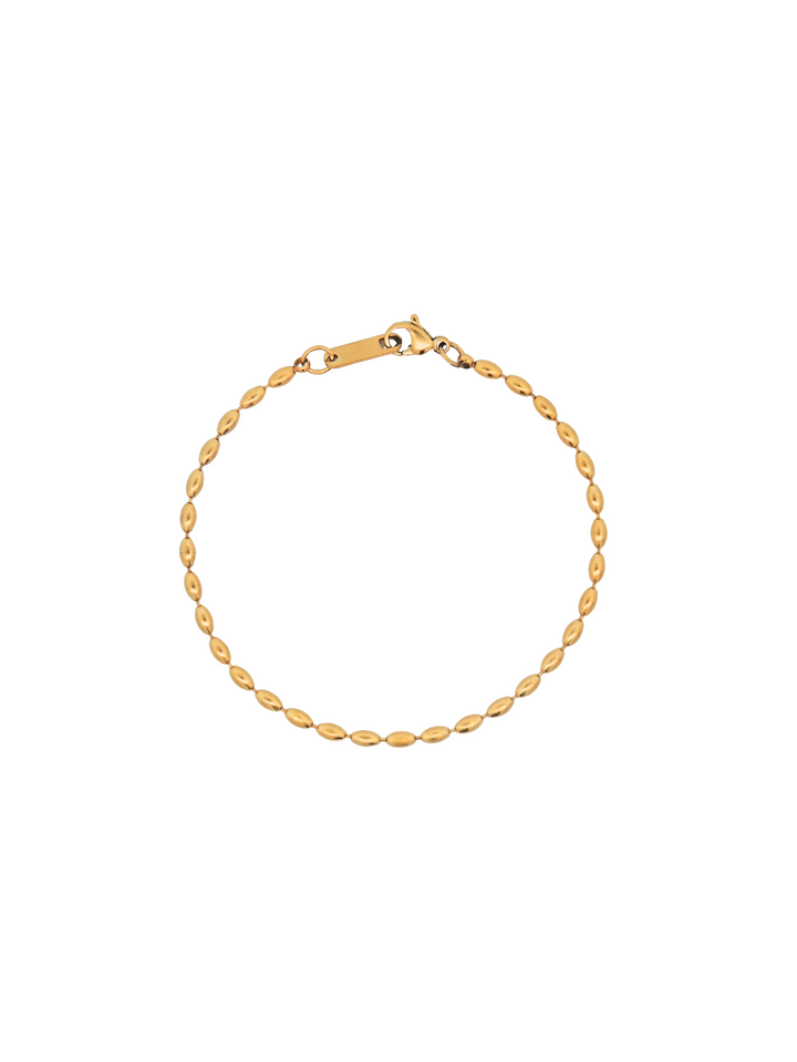 Pulsera Con Bolitas Ovaladas