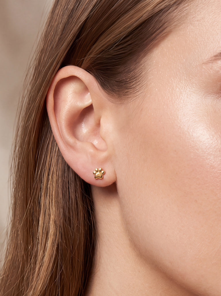 Par Arete Mini Huella