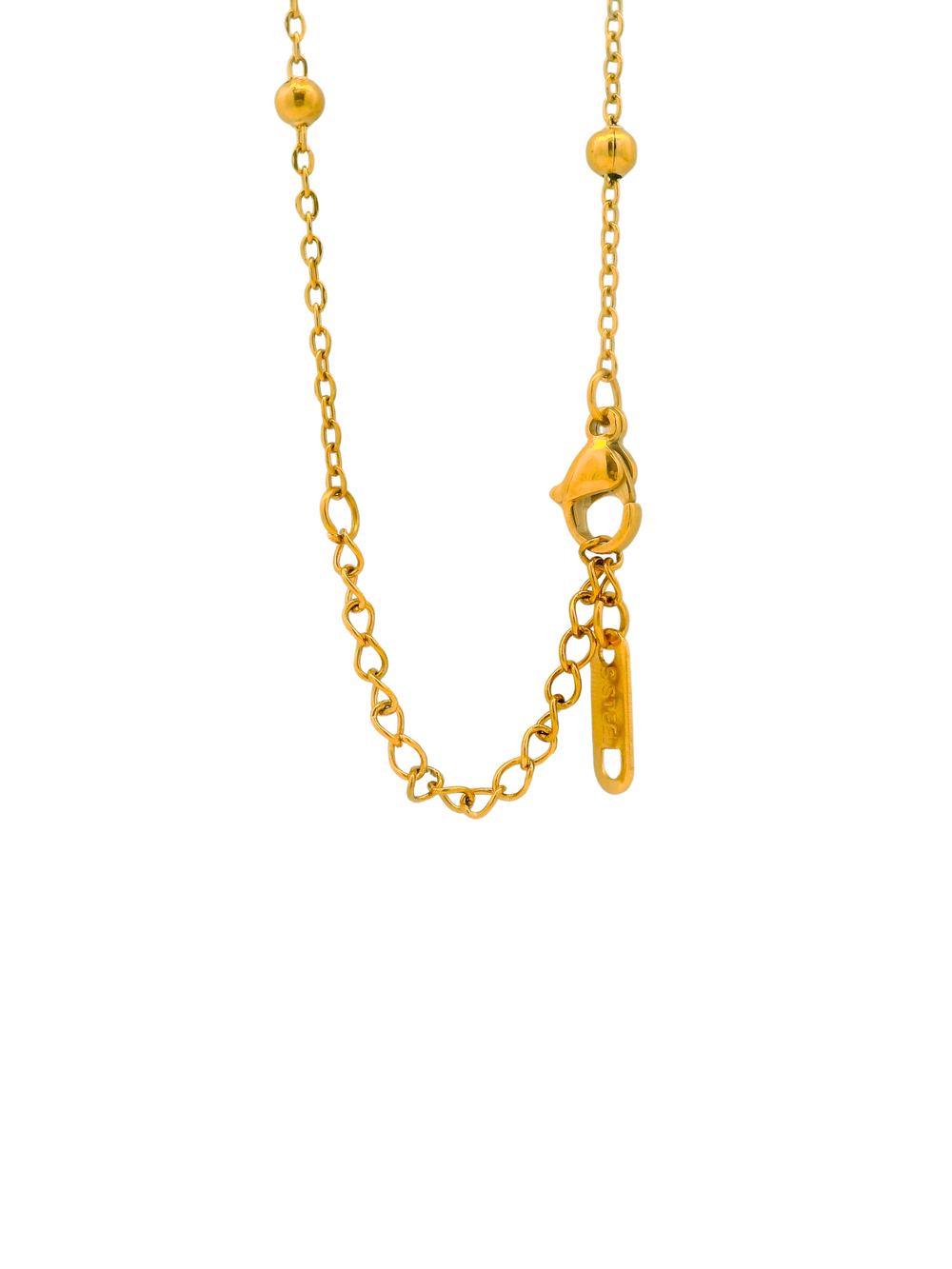 Collar Bolitas Con Corazon