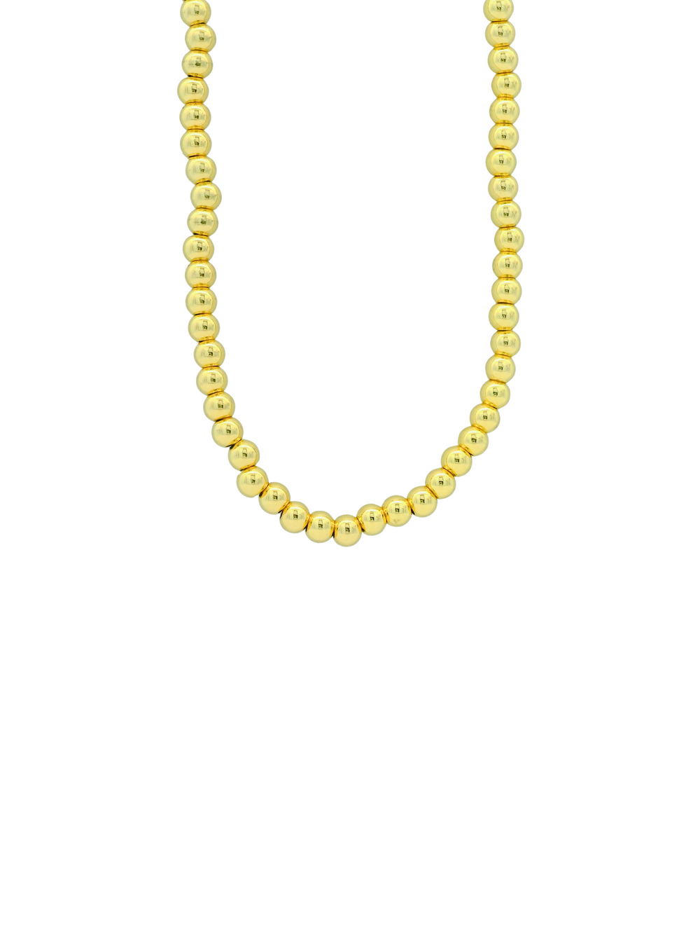 Collar Bolitas Doradas