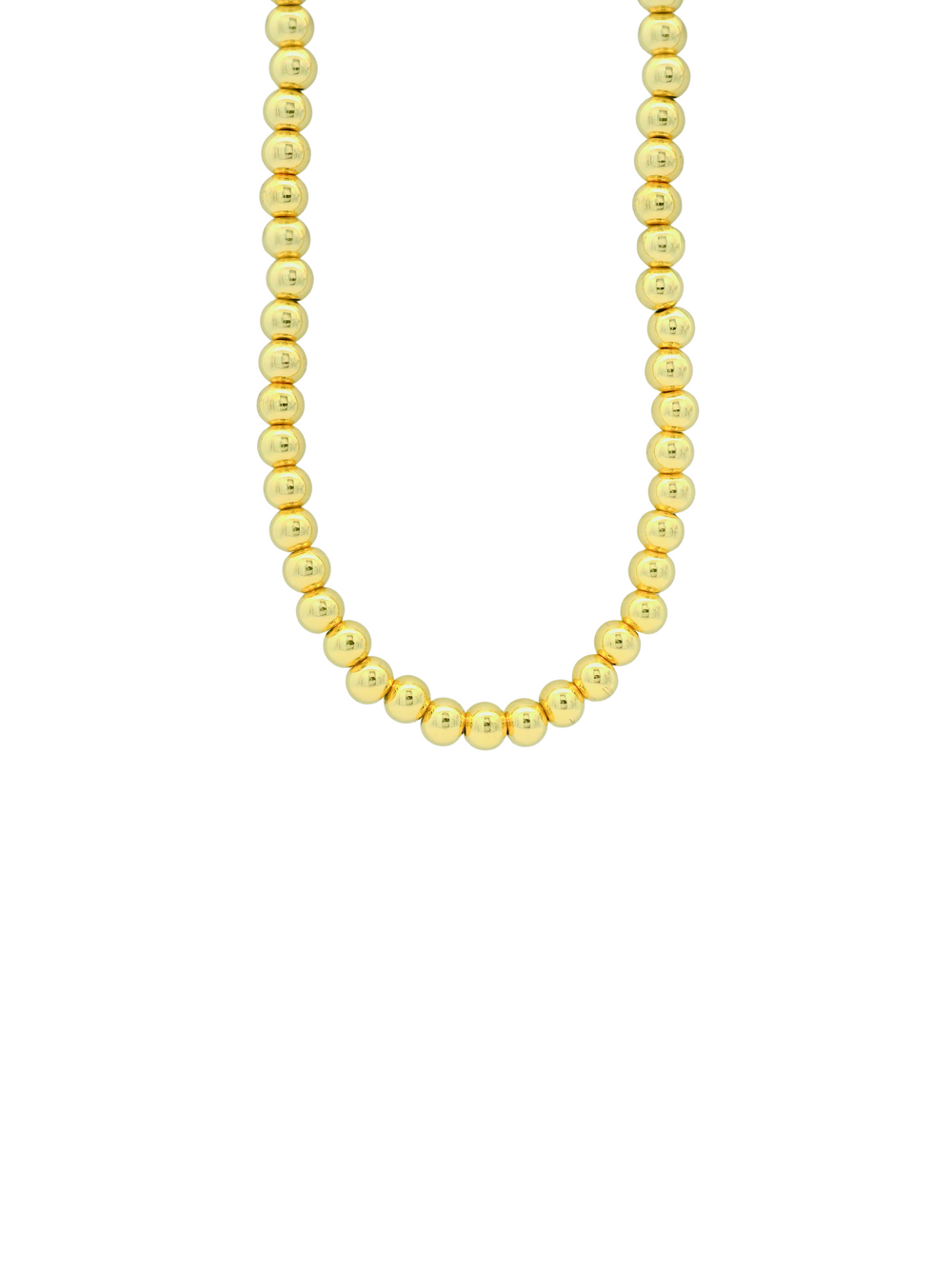 Collar Bolitas Doradas