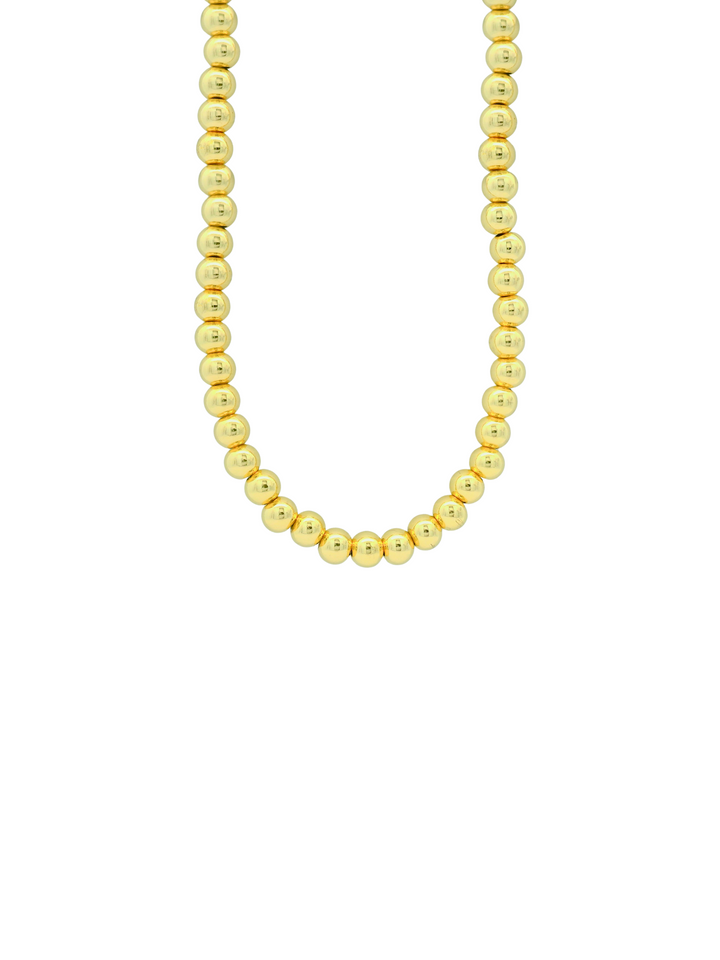 Collar Bolitas Doradas