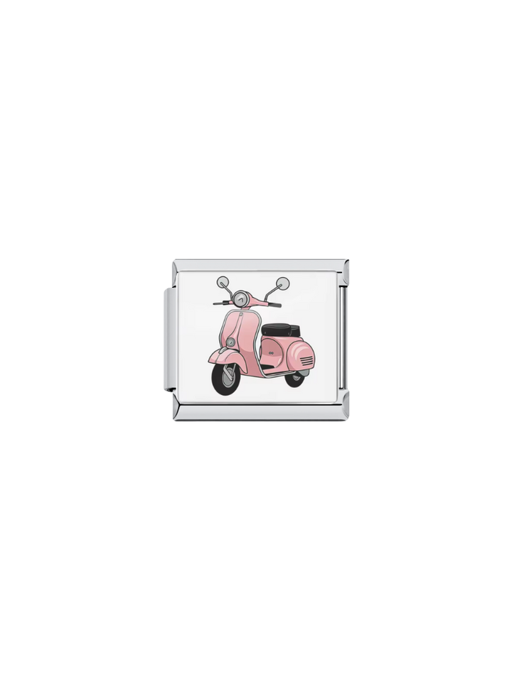 Charm Moto Rosa