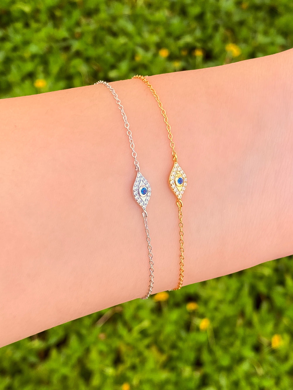 Pulsera Ojo Con Zirconias