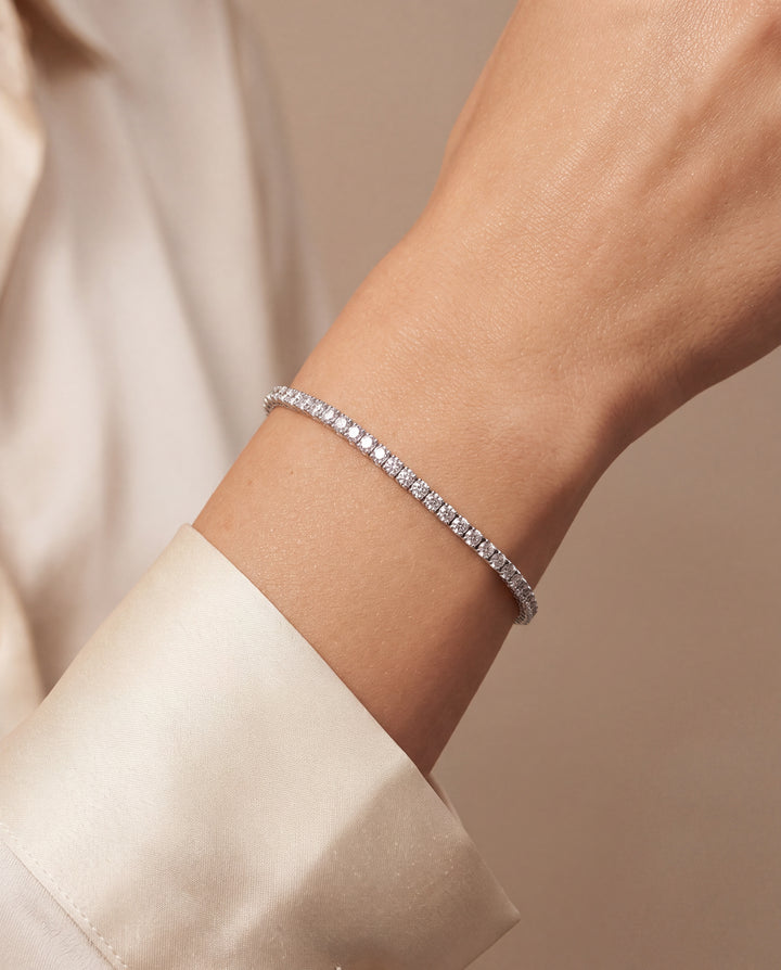 Tennis Bracelet Diamantes Lab Grown 4 Ct