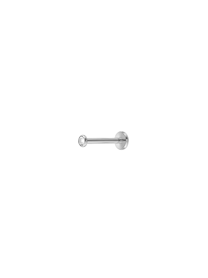 Aretes Zirconia Primera Perforacion Titanio