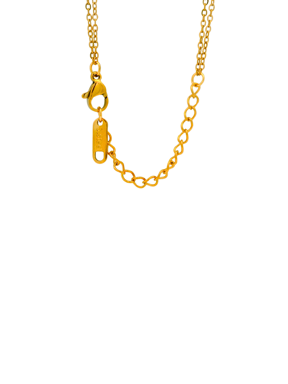 Collar Doble Con Dijes Estrellas y Lunas