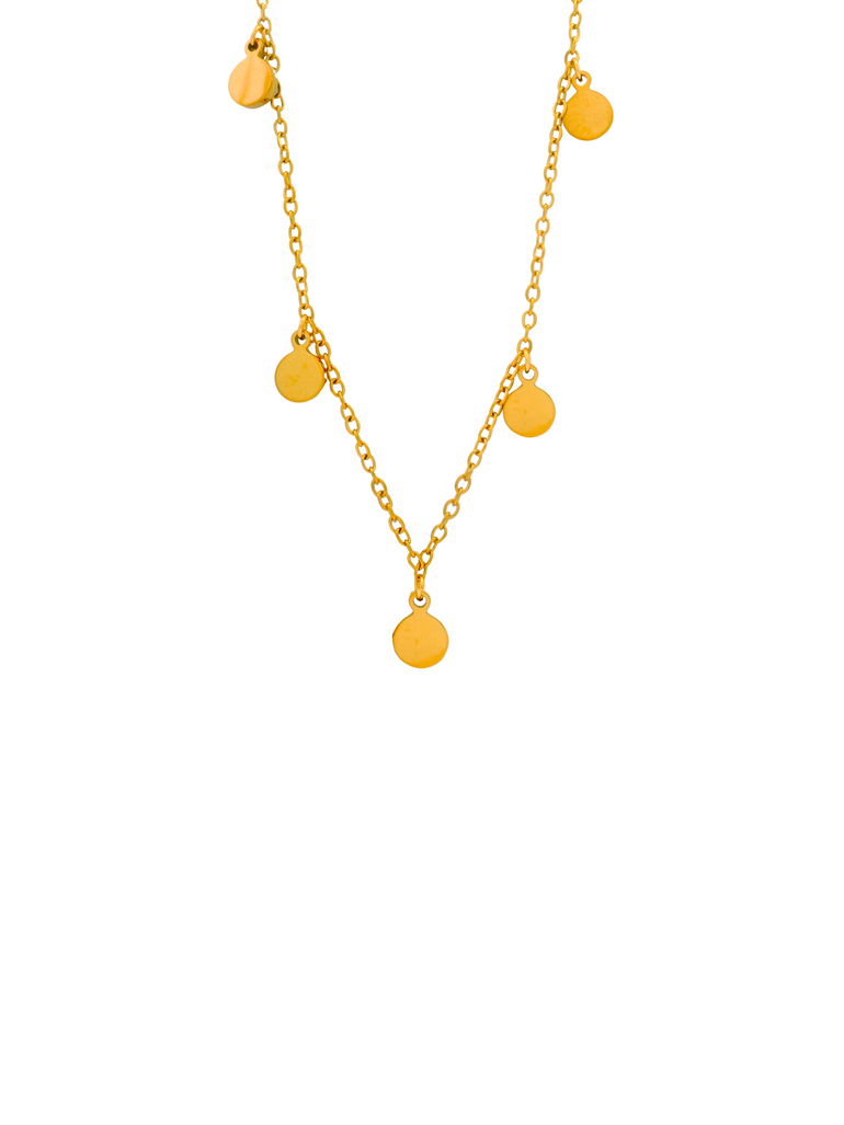 Collar Con Dijes Circulos