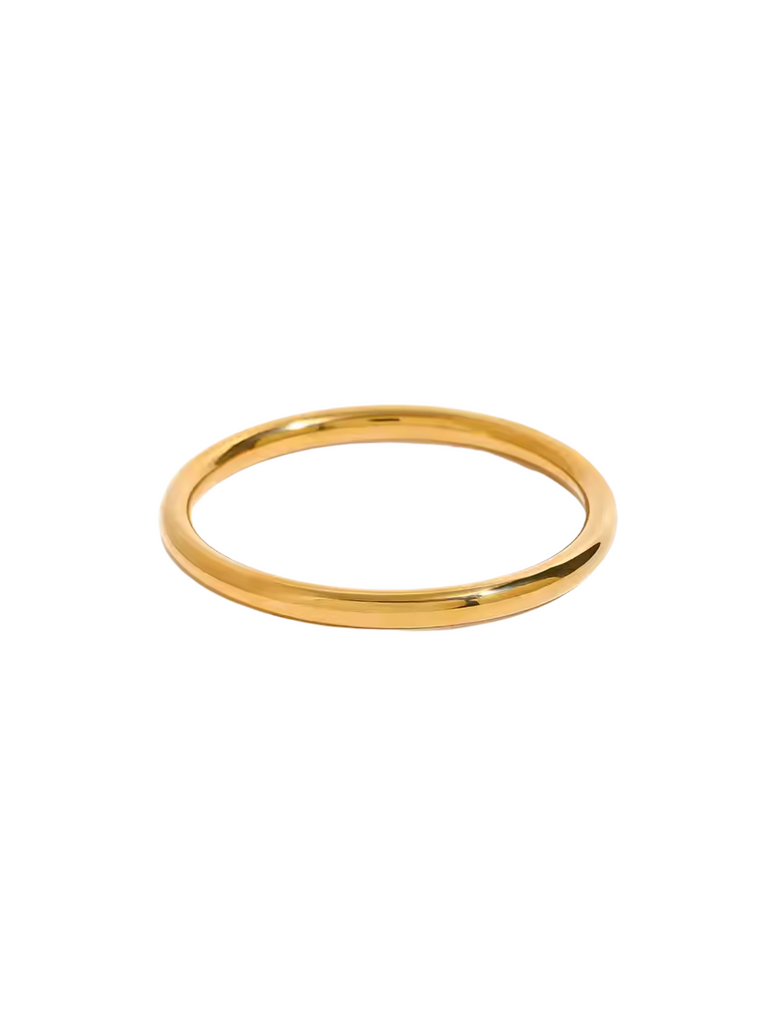 Brazalete Liso Dorado