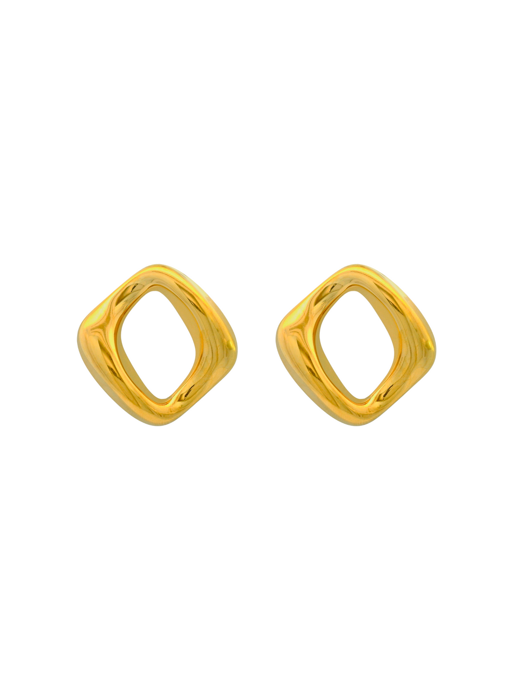 Par Arete Rombo Abierto Ondulado