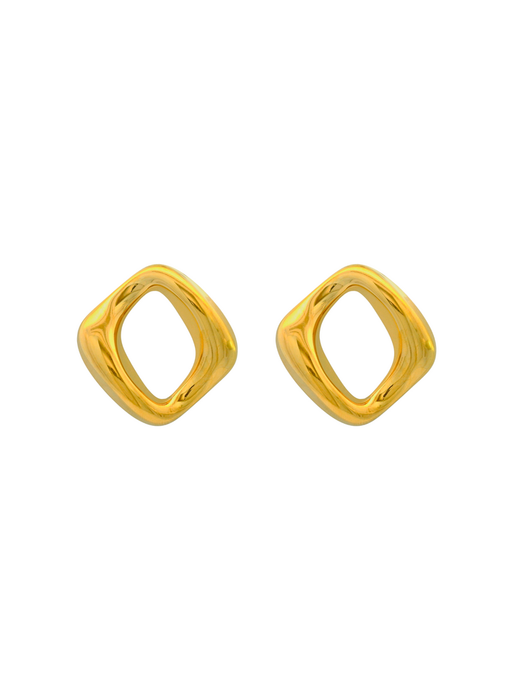 Par Arete Rombo Abierto Ondulado